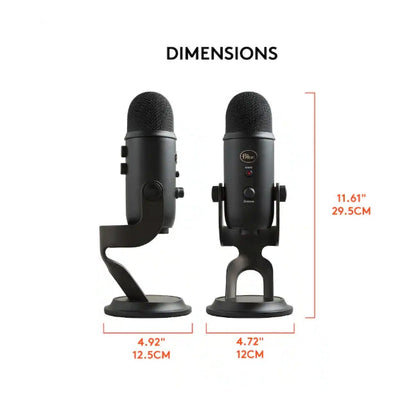 Blue Yeti Professional Multi-Pattern USB Condenser Microphone