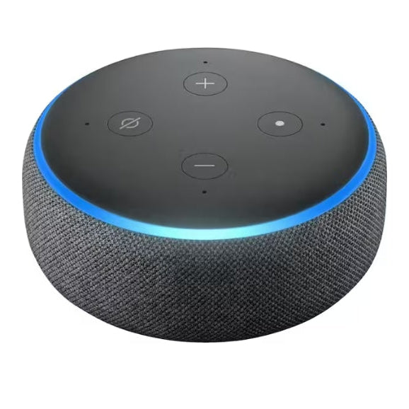 (New) Amazon - Echo Dot (3rd Gen) - Charcoal