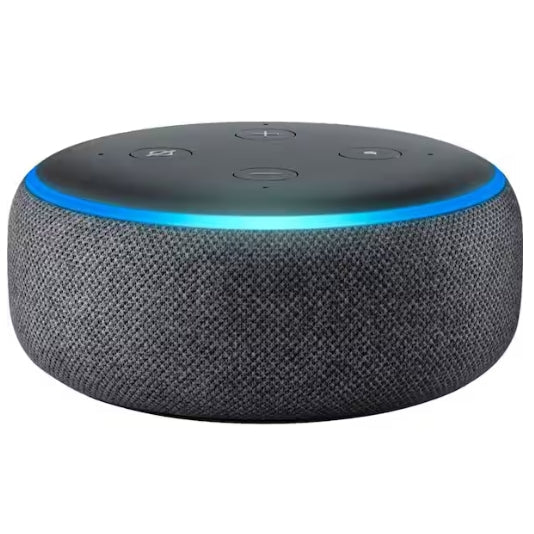 (New) Amazon - Echo Dot (3rd Gen) - Charcoal