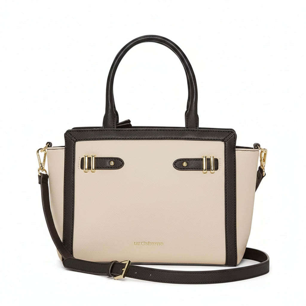 Liz Claiborne Mini Tuxedo Tote Bag