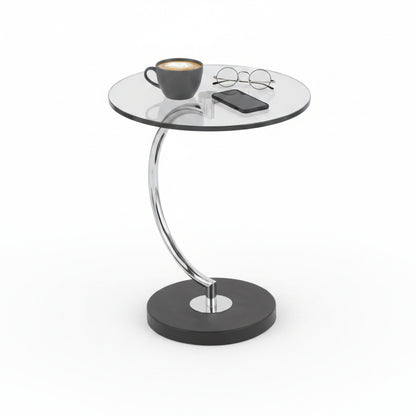 LumiSource C Clear Glass Modern Coffee Table