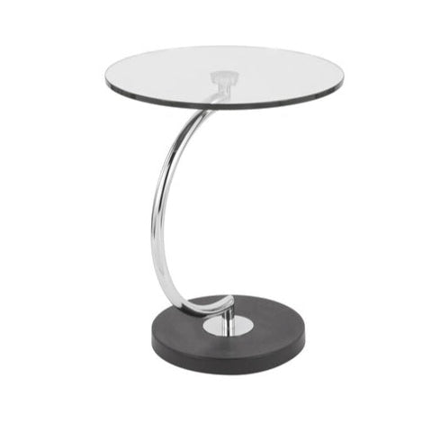 LumiSource C Clear Glass Modern Coffee Table