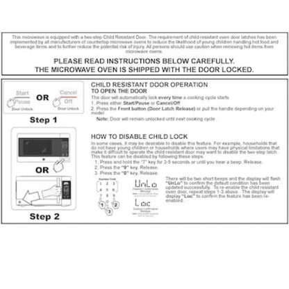 (New) GE 0.7-cu ft 700 -Watt Countertop Microwave