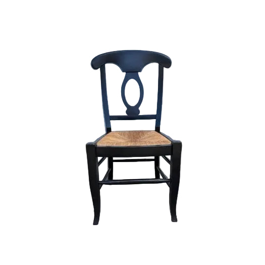 Pottery Barn Napoleon Black Modern Dining Table Set