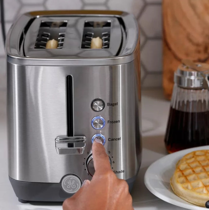 GE 2 Slice Toaster Stainless Steel