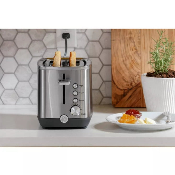 GE 2 Slice Toaster Stainless Steel