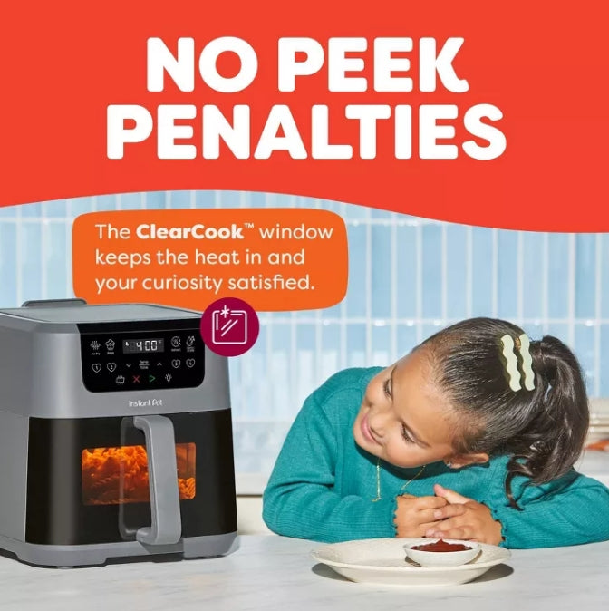 Instant Pot 5.3qt Air Fryer with Odor Erase + Clearcook