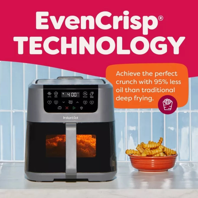 Instant Pot 5.3qt Air Fryer with Odor Erase + Clearcook