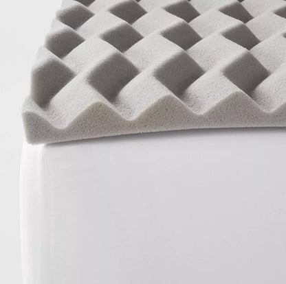 (New) Full 1.5" Reversible Memory Foam Mattress Topper - Room Essentials