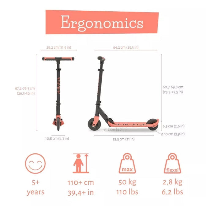 (New) Chillafish Flexxi Foldable Kick Scooter with Integrated Brake