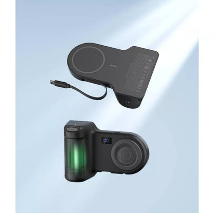 (New) Belkin 1.75" 10000 mAh Power Camera Grip/Bank USB-C Port - Pepper Gray