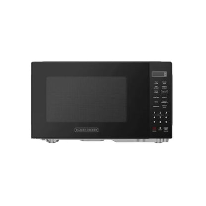 (New) BLACK+DECKER 0.9 cu ft Microwave Black