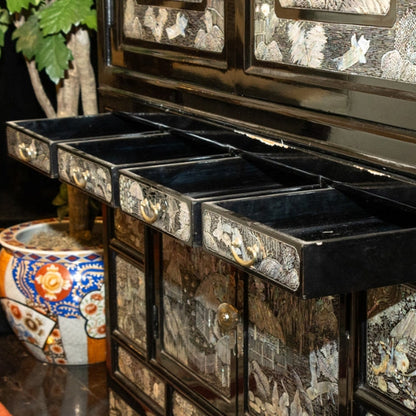 Korean Najeonchilgi Lacquer Wardrobe