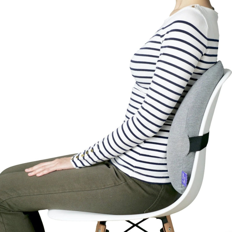 Cushion Lab Back Relief Lumbar Pillow - Grey