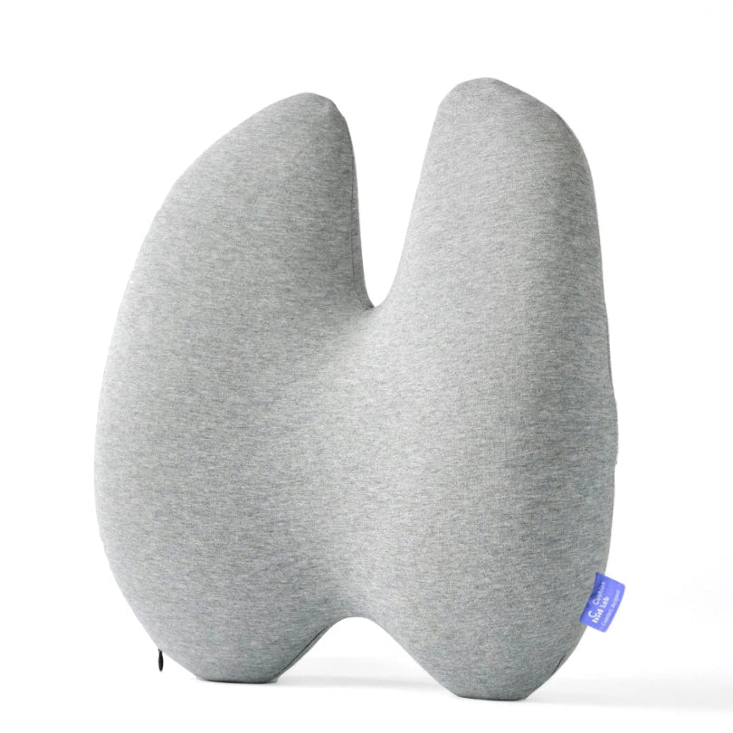 Cushion Lab Back Relief Lumbar Pillow - Grey