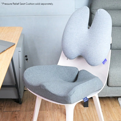 Cushion Lab Back Relief Lumbar Pillow - Grey