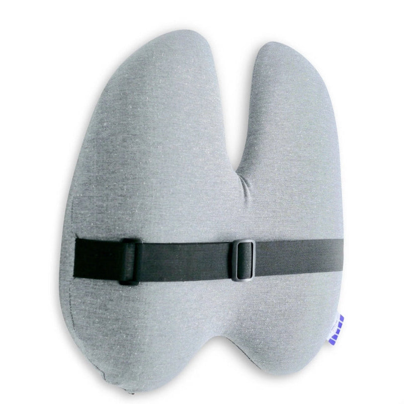 Cushion Lab Back Relief Lumbar Pillow - Grey
