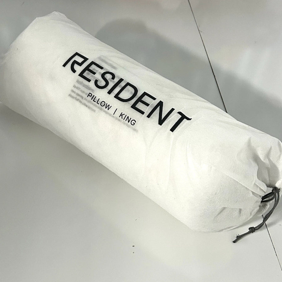 Resident Memory Foam Pillow King One Pillow New White