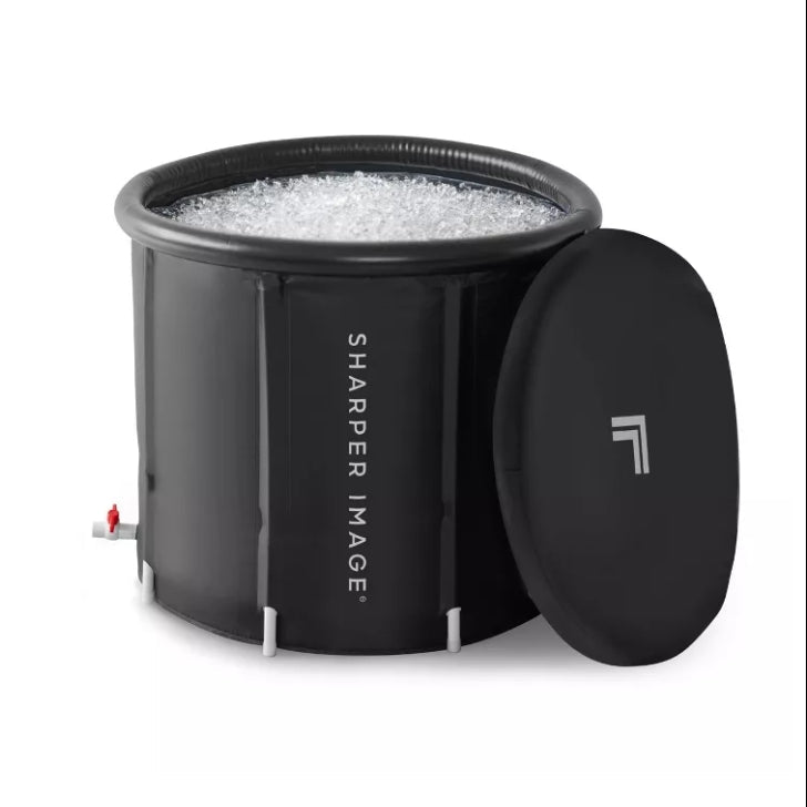 (New) Sharper Image Ice Bath Portable Cold Plunge Revitalizing Ice Therapy Workout Recovery