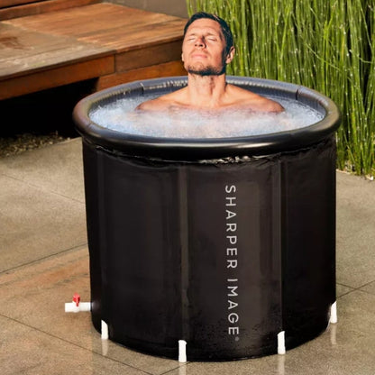 (New) Sharper Image Ice Bath Portable Cold Plunge Revitalizing Ice Therapy Workout Recovery