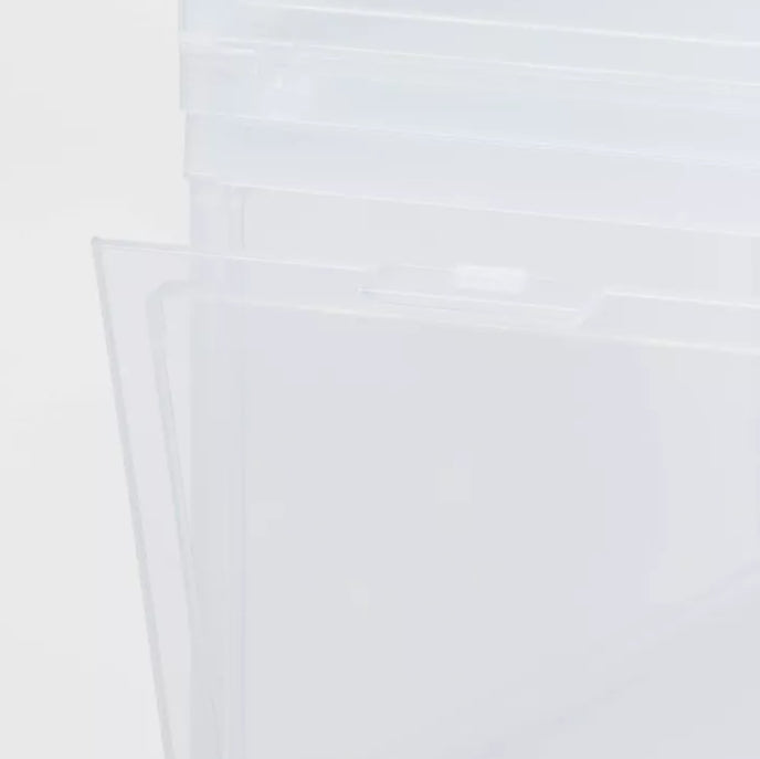 Stackable Small Bin Front Opening Clear - Brightroom™
