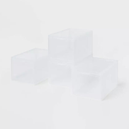 Stackable Small Bin Front Opening Clear - Brightroom™