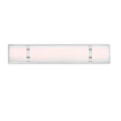 (New) True Fine 24-in 3 Light Brushed Nickel Integrated LED Modern/contemporary Bathroom Vanity light