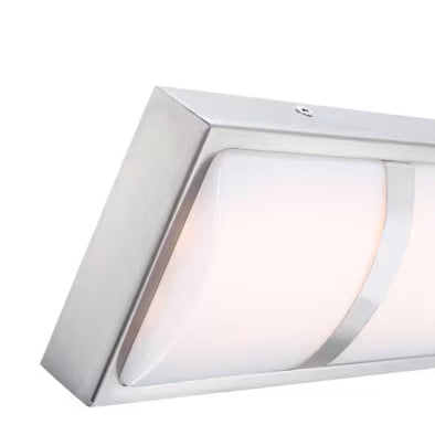 (New) True Fine 24-in 3 Light Brushed Nickel Integrated LED Modern/contemporary Bathroom Vanity light