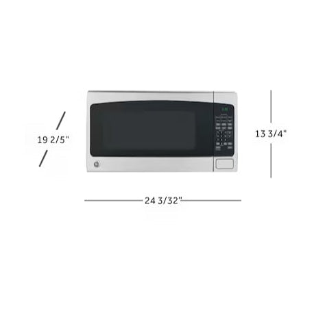 (New) GE 2.0-cu ft 1200 -Watt Countertop Microwave (Stainless)