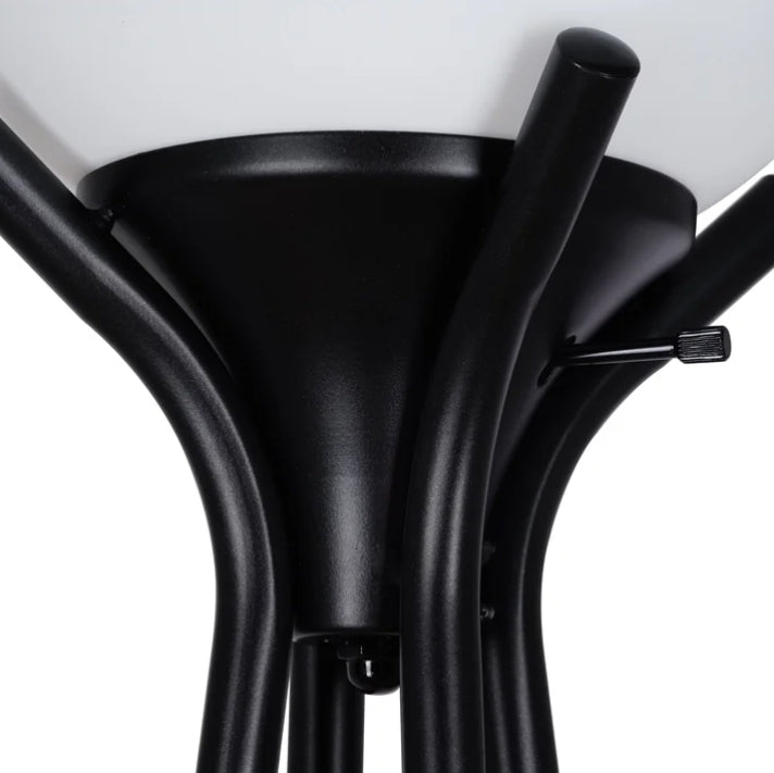 Mainstays Charcoal Finish Metal Etagere Floor Lamp