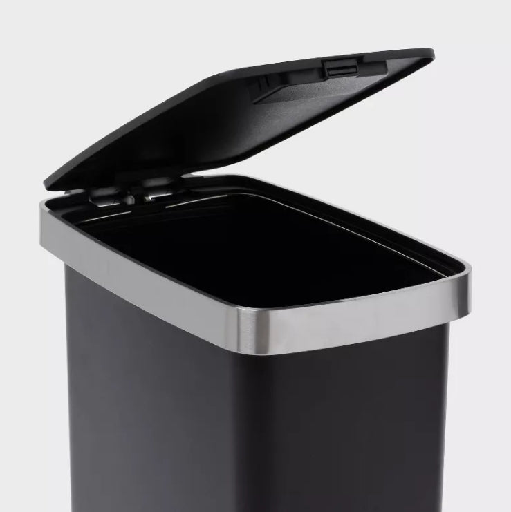 45L Slim Resin Step Trash Can