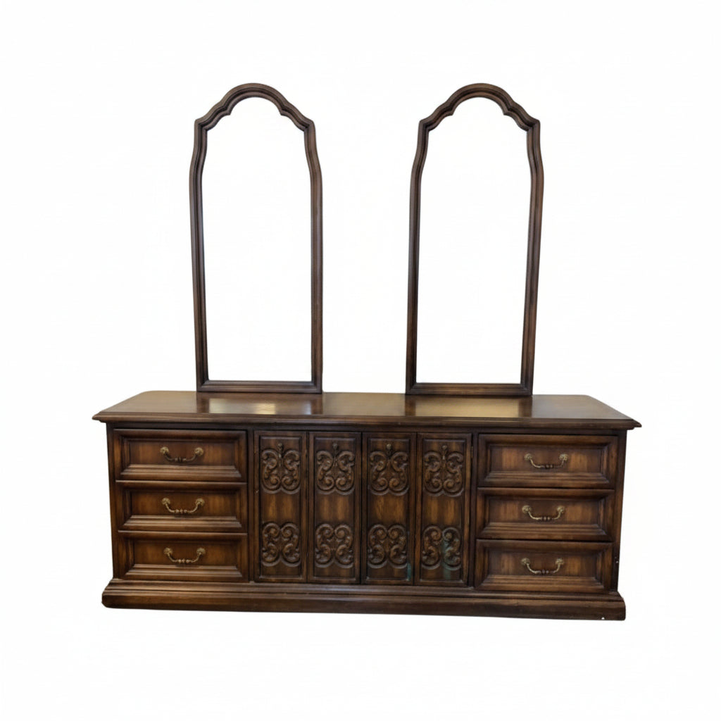 Vintage J B Van Sciver Dresser with Mirrors