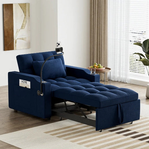 Wiilayok 3 in 1 Single Sleeper Sofa Chair