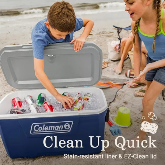 Coleman 316 Series 50 Cans/70qt Hard-Sided Cooler - Blue
