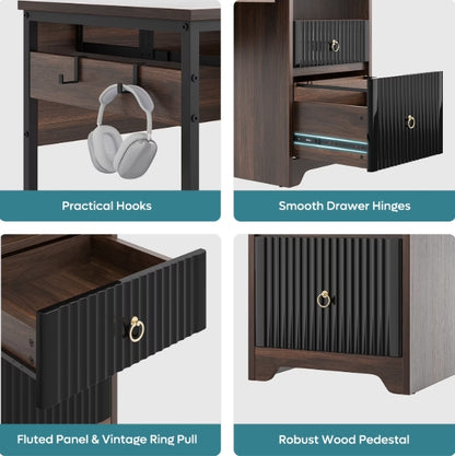 (New) Bestier Office Desk with Drawers