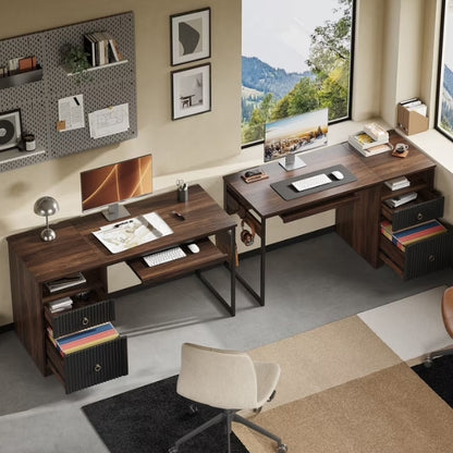 (New) Bestier Office Desk with Drawers