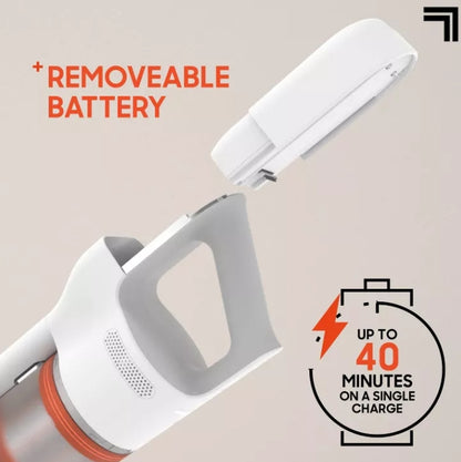 Sharper Image Cordless Vacuum, Stick and Handheld Combo White
