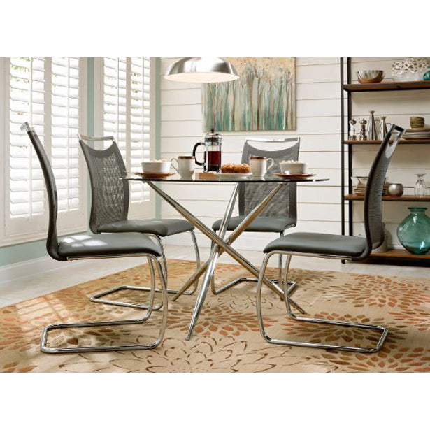 Nico 5 piece Glass Dining Set