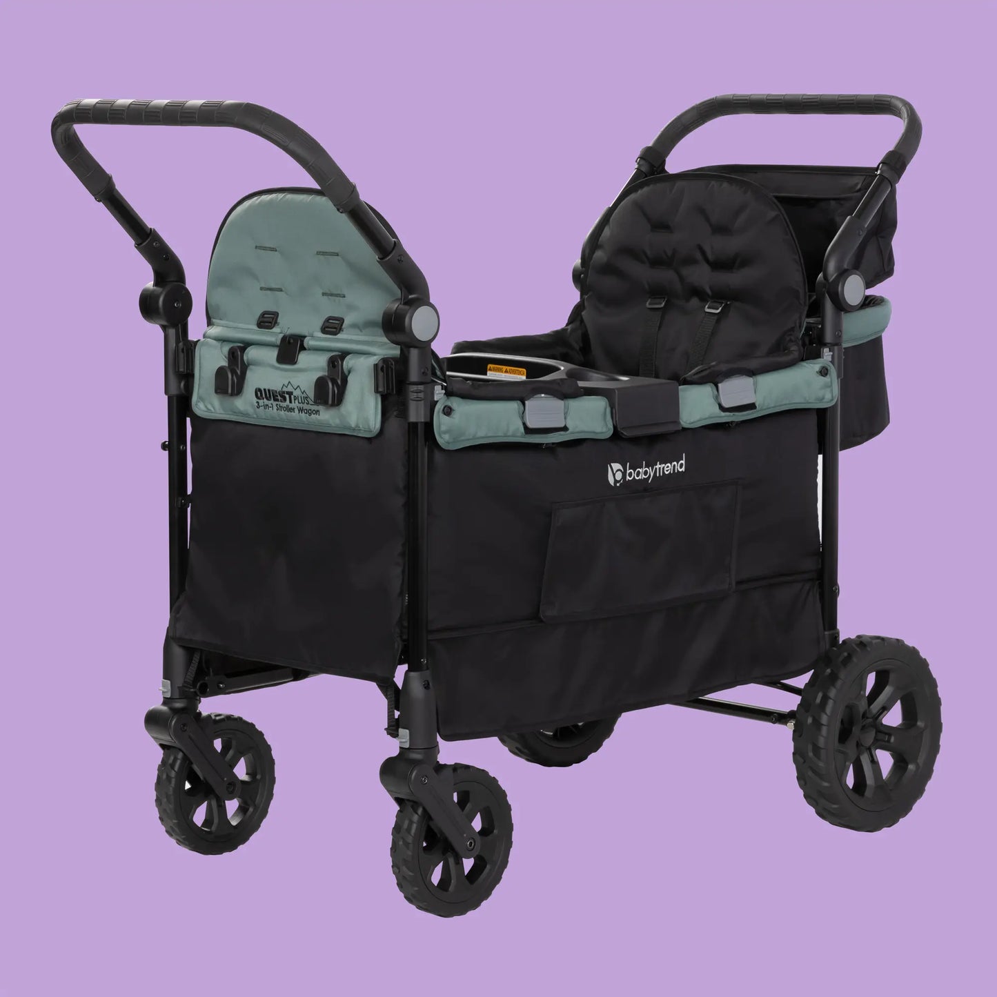 Baby Trend Quest PLUS 3-in-1 Stroller Wagon in Madrid Green
