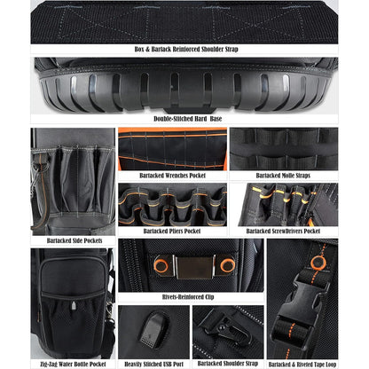 (New) WELKINLAND Rolling Tool backpack