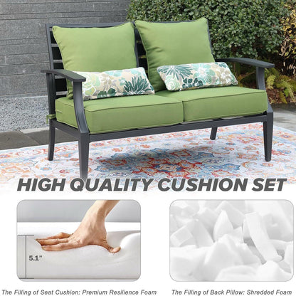 Outdoor Olefin Deep Seat Cushion Set