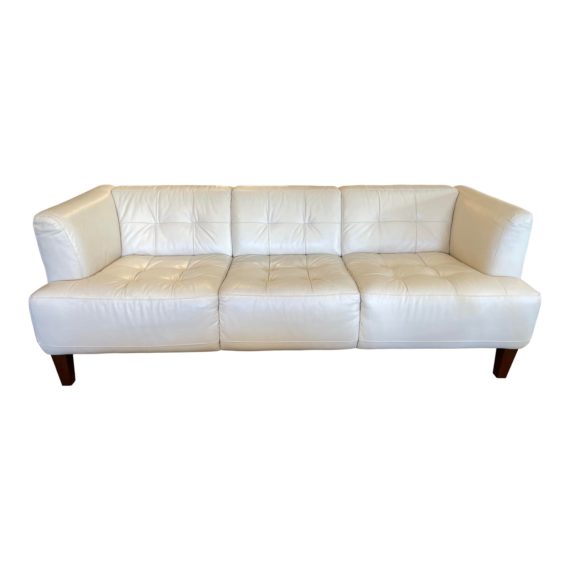 Macy's Alessia White Sofa