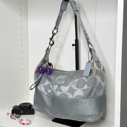 Coach Silver Shoulder Bag