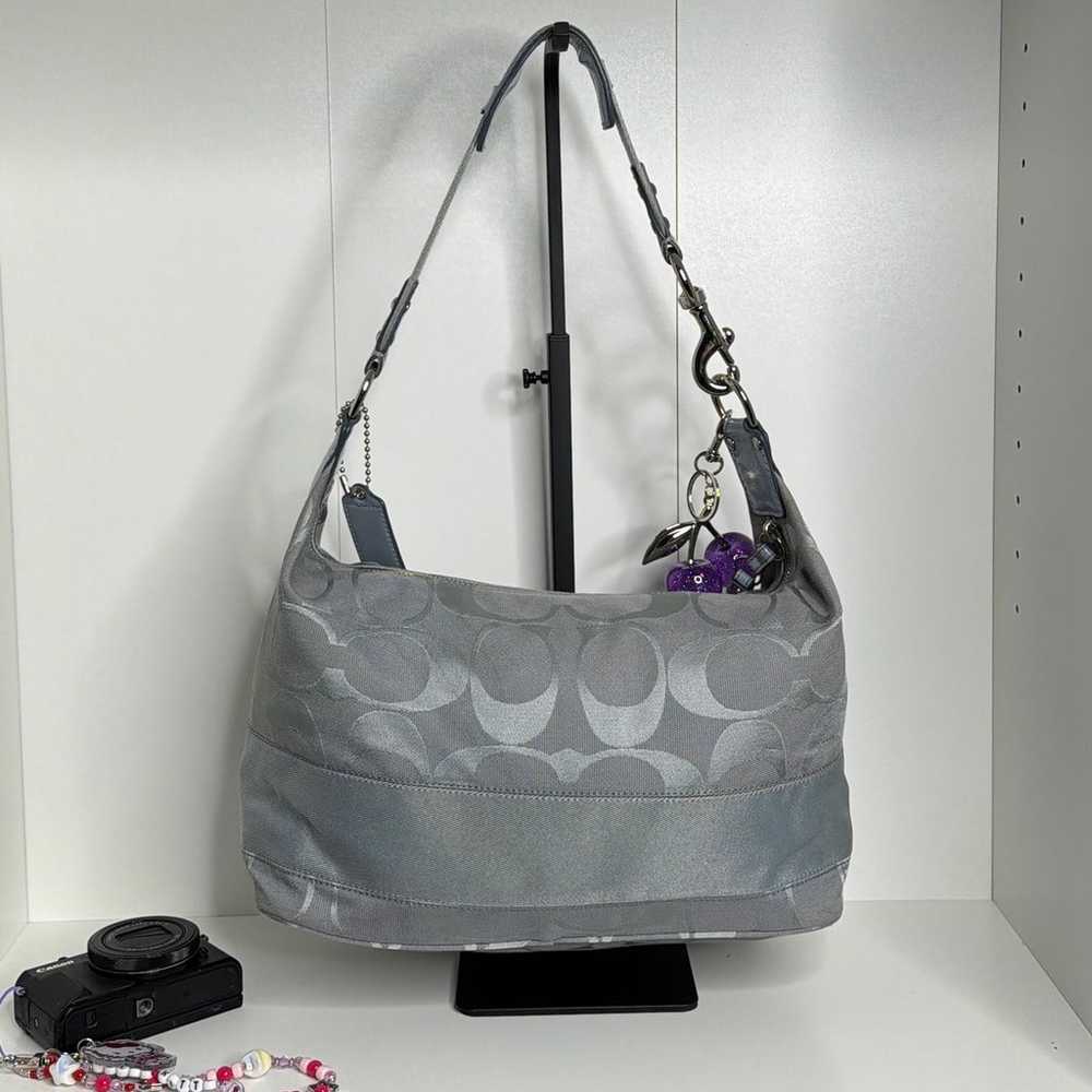 Coach Silver Shoulder Bag