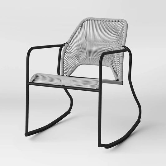 Fisher Outdoor Patio Rocking Chair Gray - Threshold™