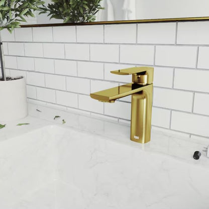 Vigo Bathroom Faucet in Brushed Gold