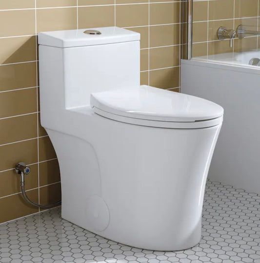 Horow White Elongated Chair Height 10 inch rough-in WaterSense 1.6 GPF