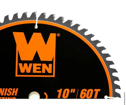 10 inch 32-tooth and 60 tooth carbide-tipped professional woodworking saw blade set (2-pack)