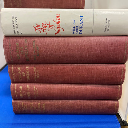 RARE VINTAGE The Story of Civilization by Will Durant Full Set 1-11