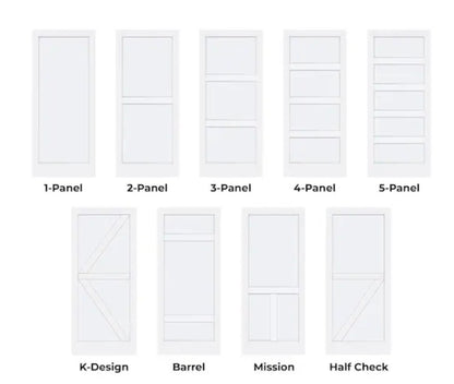 Reliabilt - 36 inch X 84 inch MDF Solid Core Single Barn Door (Hardware Included)